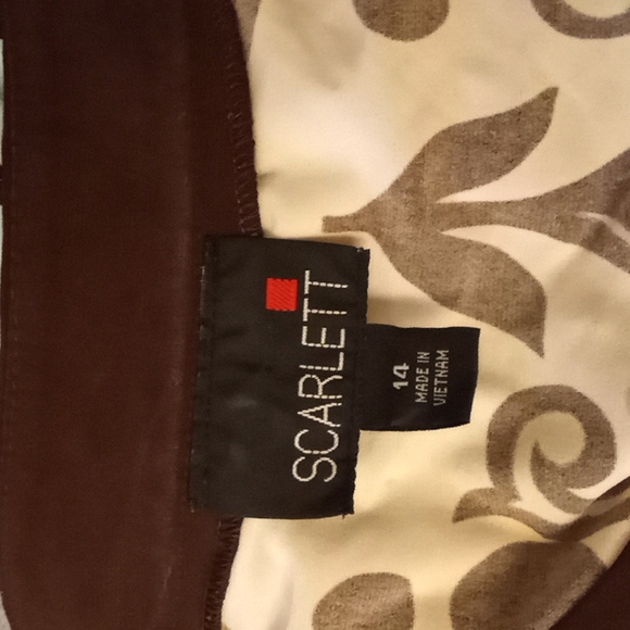 Scarlett, size 14 colorful dress - Picture 3 of 3